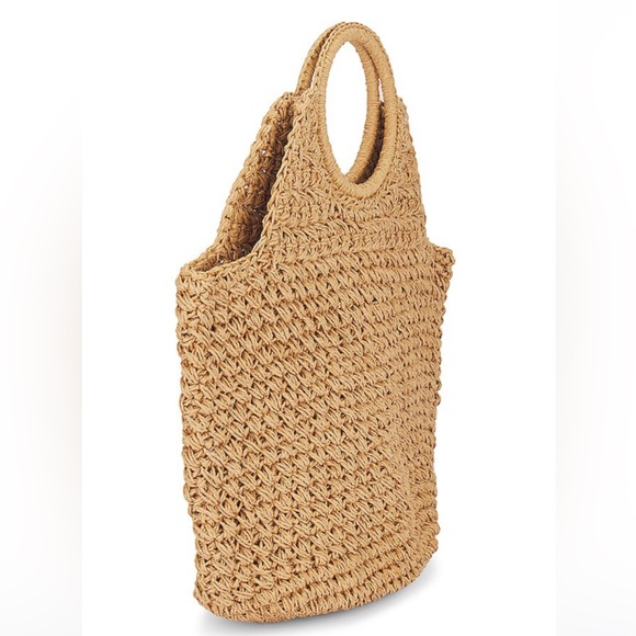 NEW: Top Handle Straw Tote - Zara - Picture 2 of 8